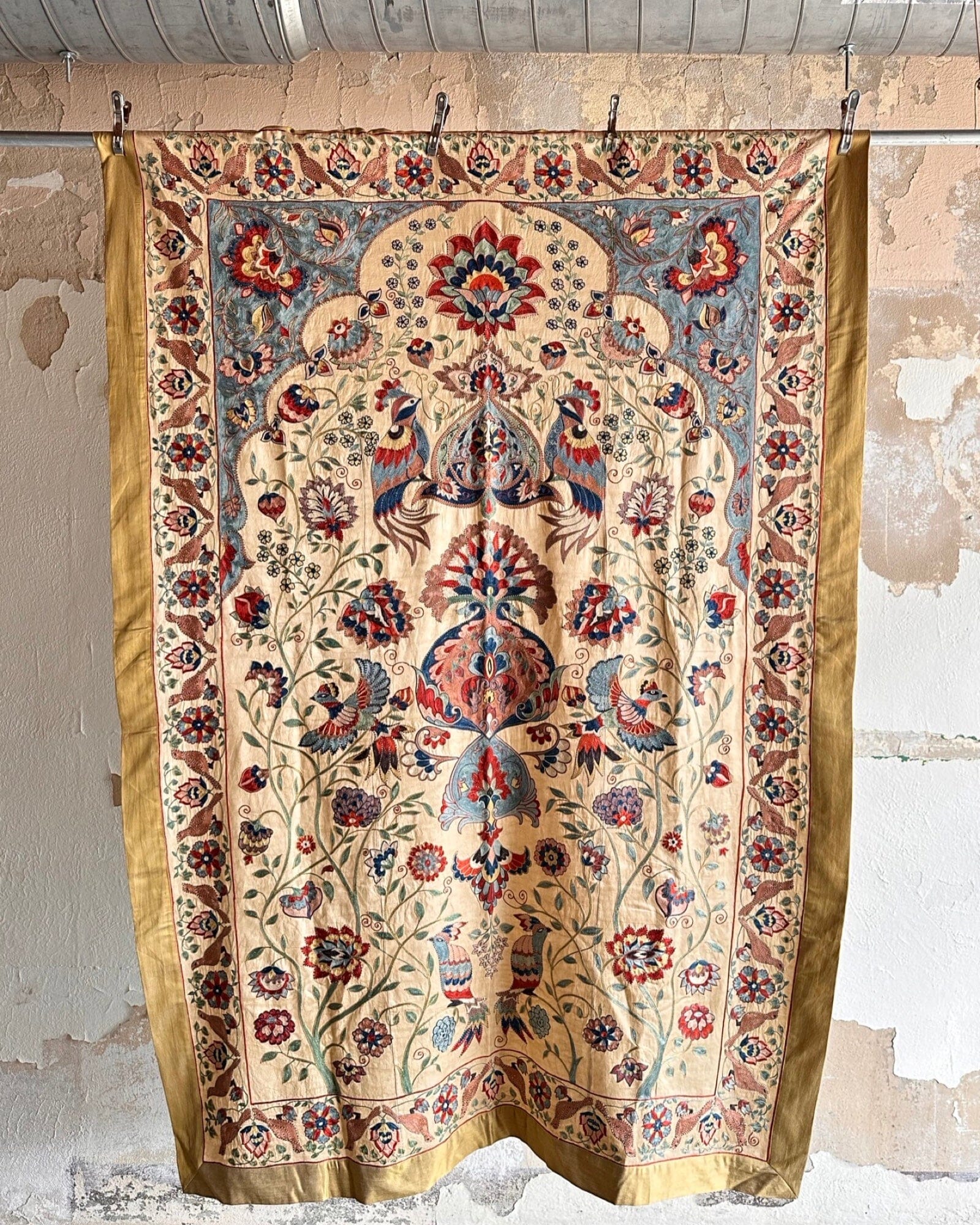 Hand Stitched Suzani (CSSU062123 | 89 x 60") Suzani Aziz Suzani