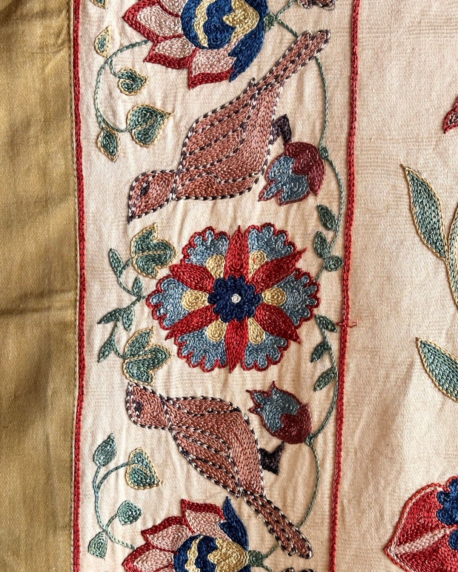 Hand Stitched Suzani (CSSU062123 | 89 x 60") Suzani Aziz Suzani