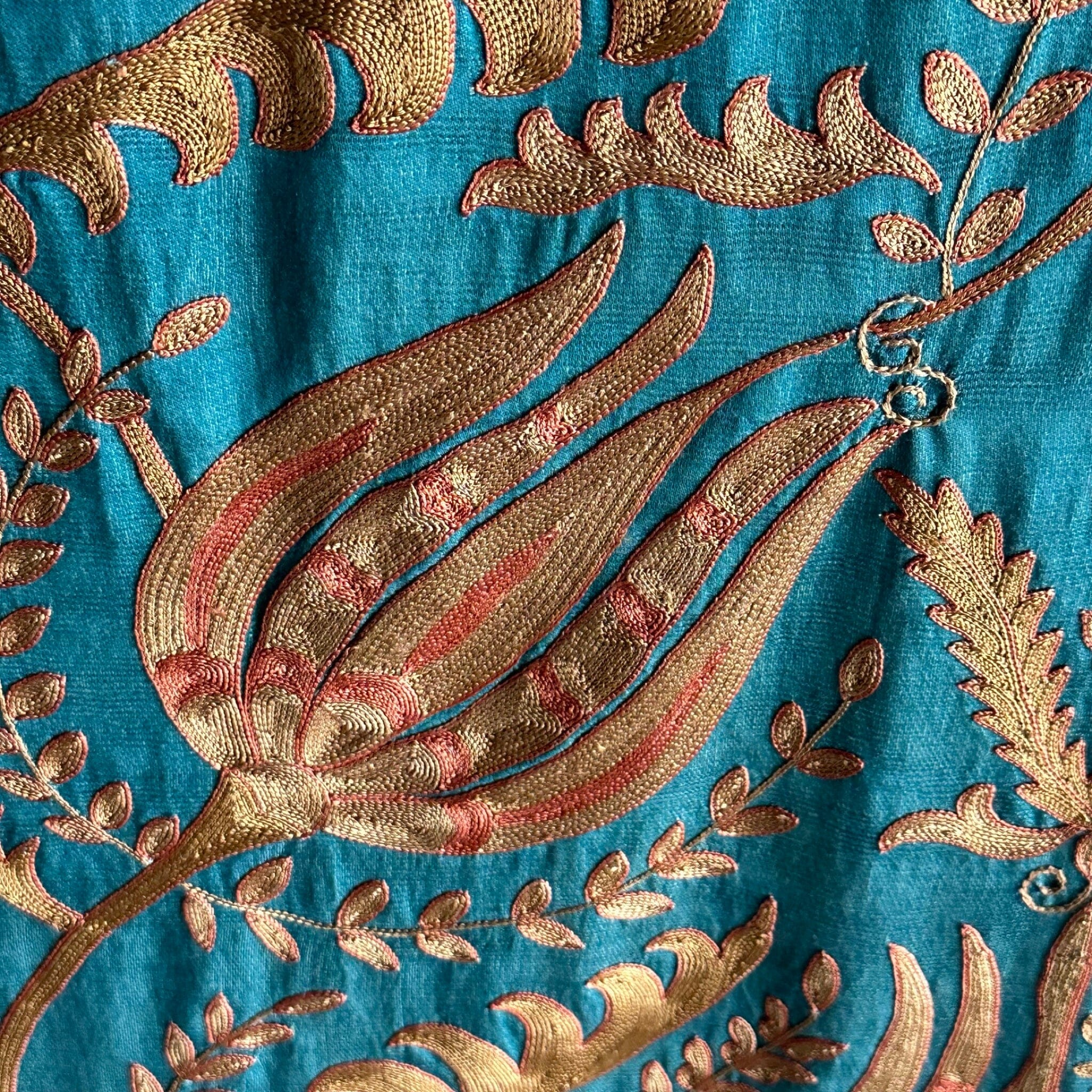 Hand Stitched Suzani (CSSU062223 | 98 x 59") Suzani Aziz Suzani
