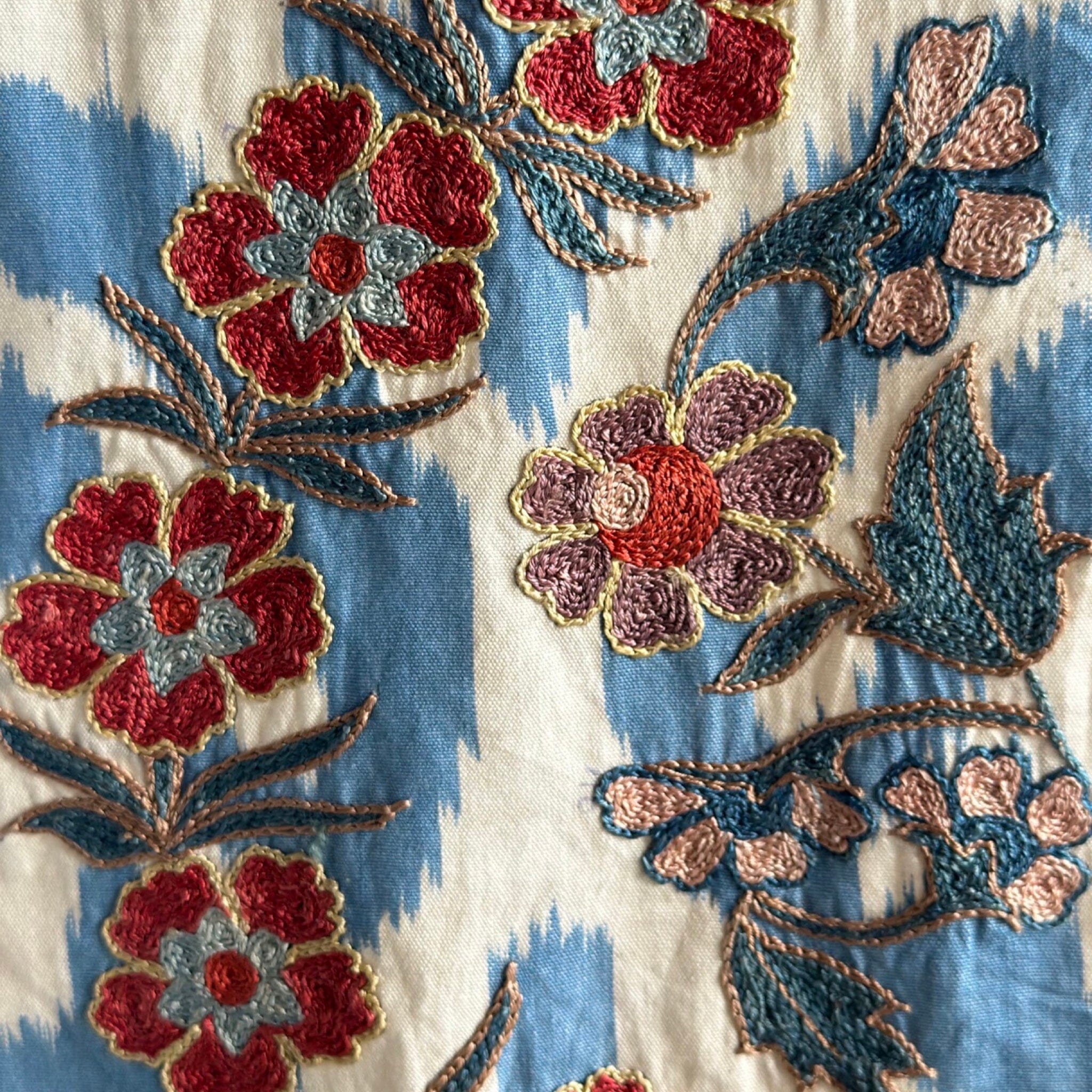 Hand Stitched Suzani (CSSU070523 | 84 x 66") Suzani Aziz Suzani