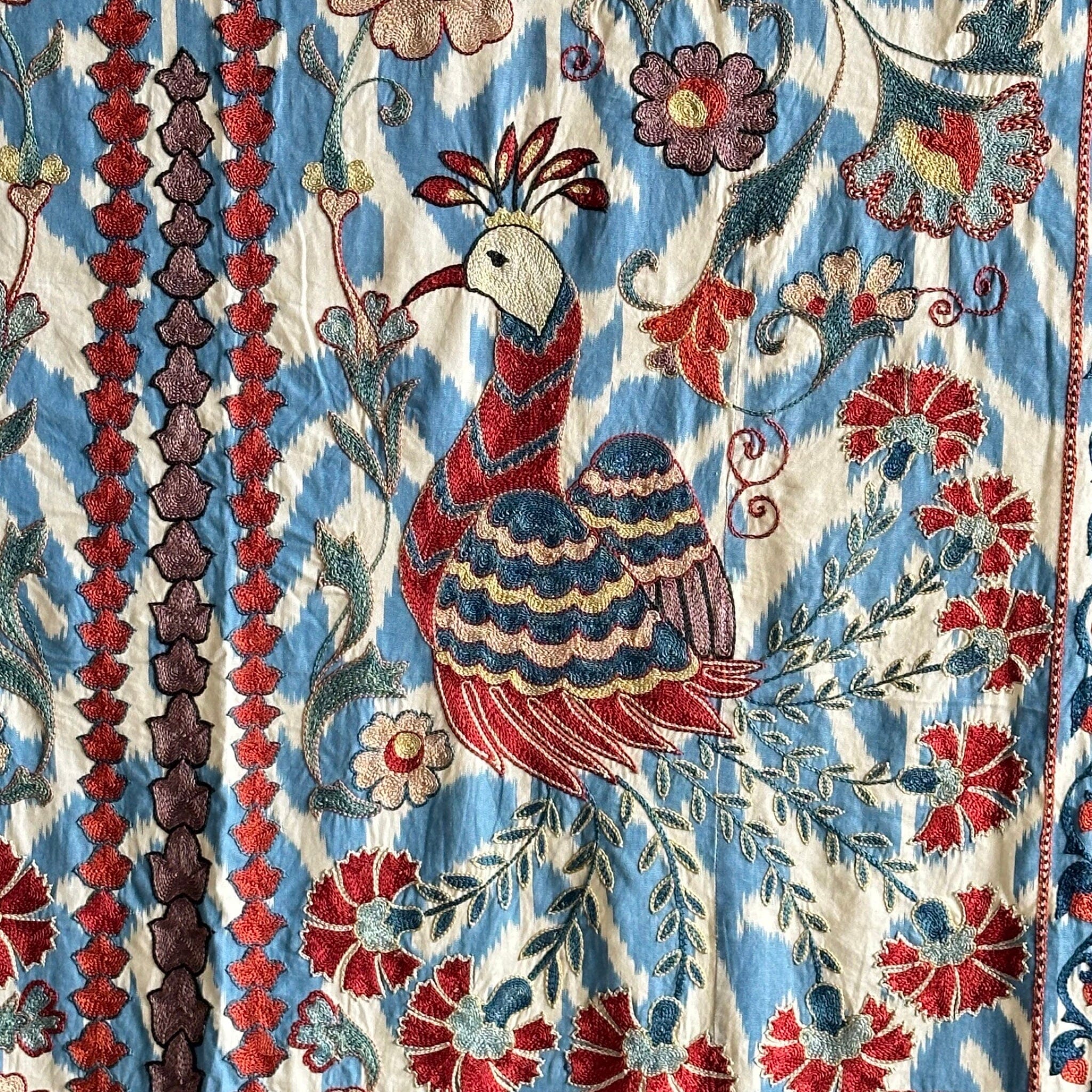 Hand Stitched Suzani (CSSU070523 | 84 x 66") Suzani Aziz Suzani