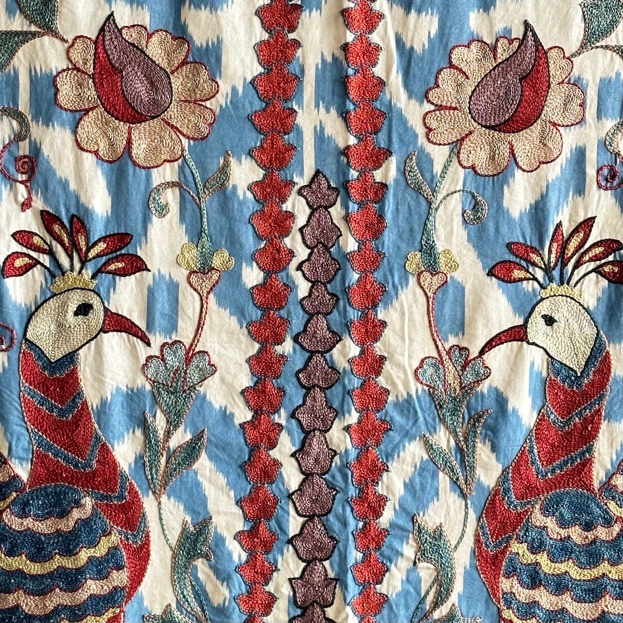 Hand Stitched Suzani (CSSU070523 | 84 x 66") Suzani Aziz Suzani