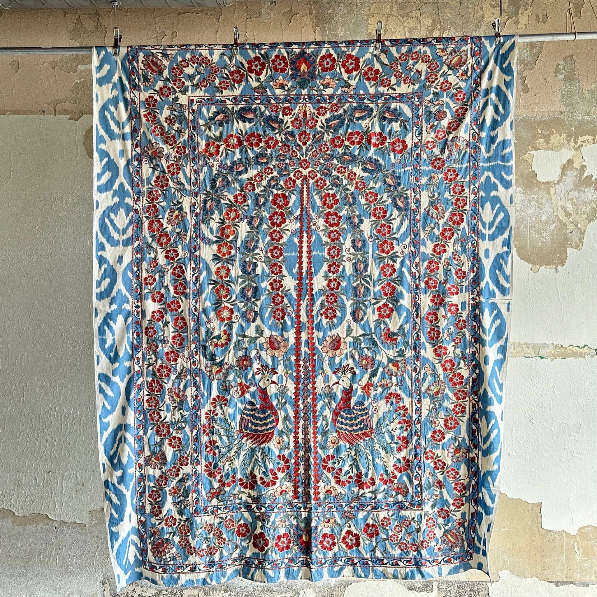 Hand Stitched Suzani (CSSU070523 | 84 x 66") Suzani Aziz Suzani