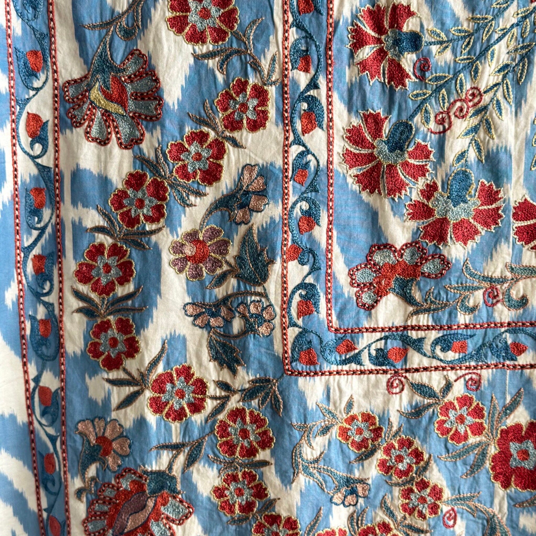 Hand Stitched Suzani (CSSU070523 | 84 x 66") Suzani Aziz Suzani