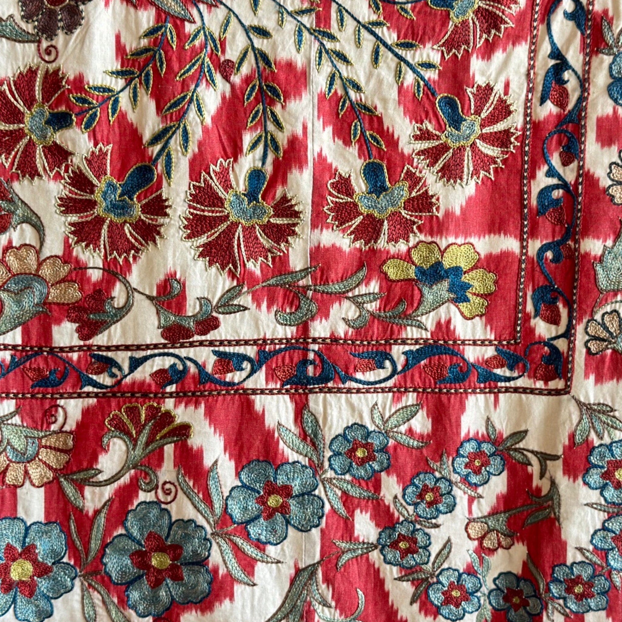 Hand Stitched Suzani (CSSU070623 | 92 x 72") Suzani Aziz Suzani