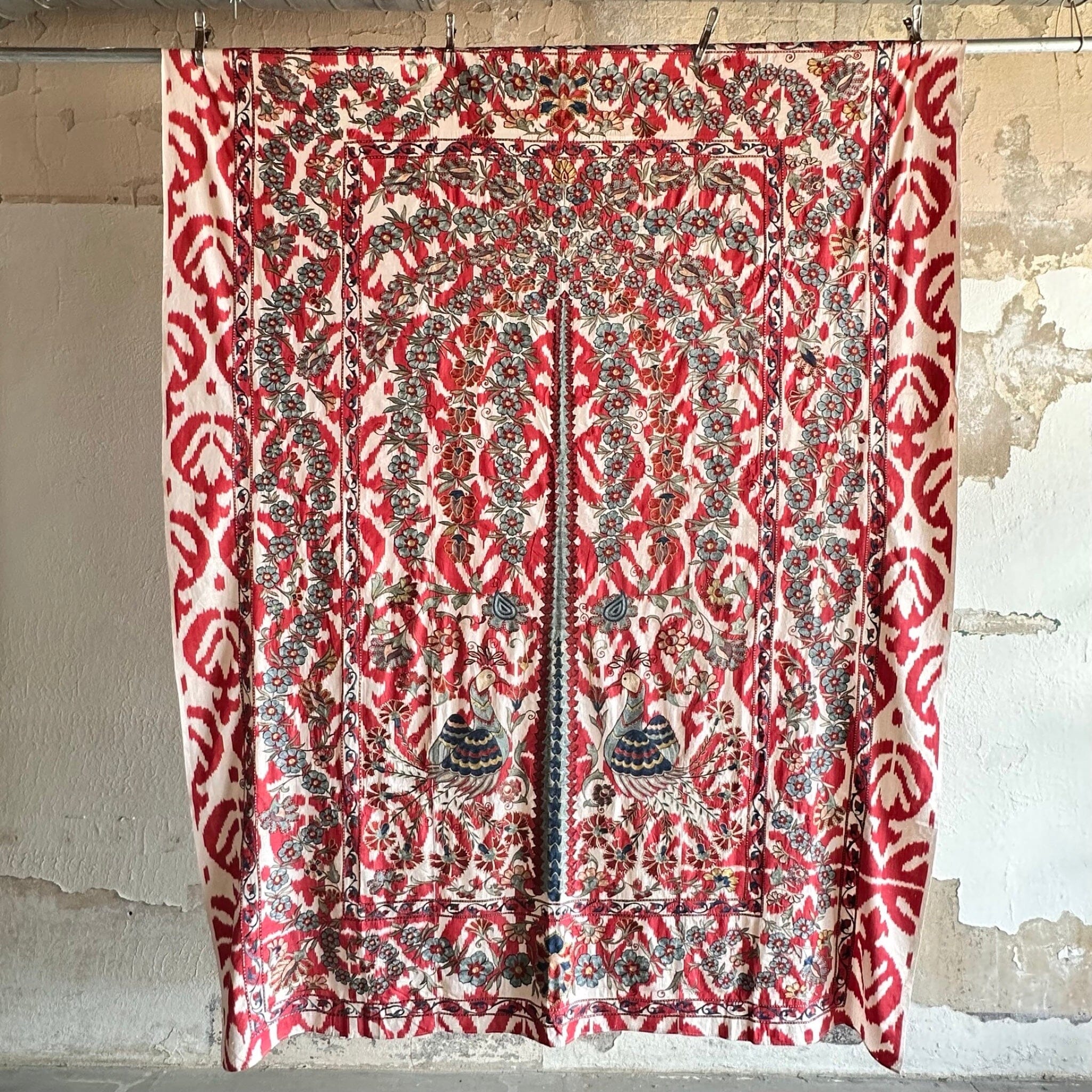 Hand Stitched Suzani (CSSU070623 | 92 x 72") Suzani Aziz Suzani