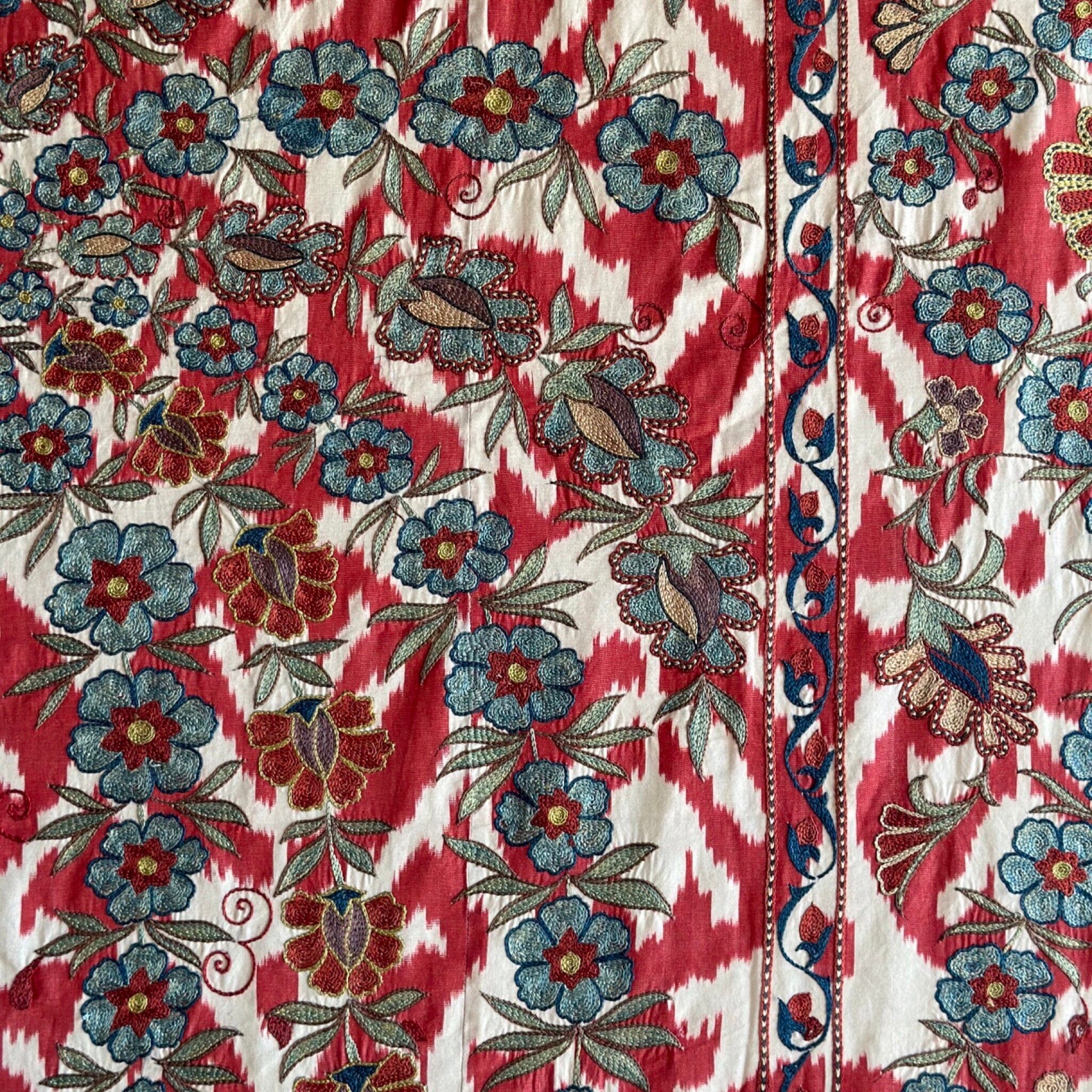 Hand Stitched Suzani (CSSU070623 | 92 x 72") Suzani Aziz Suzani