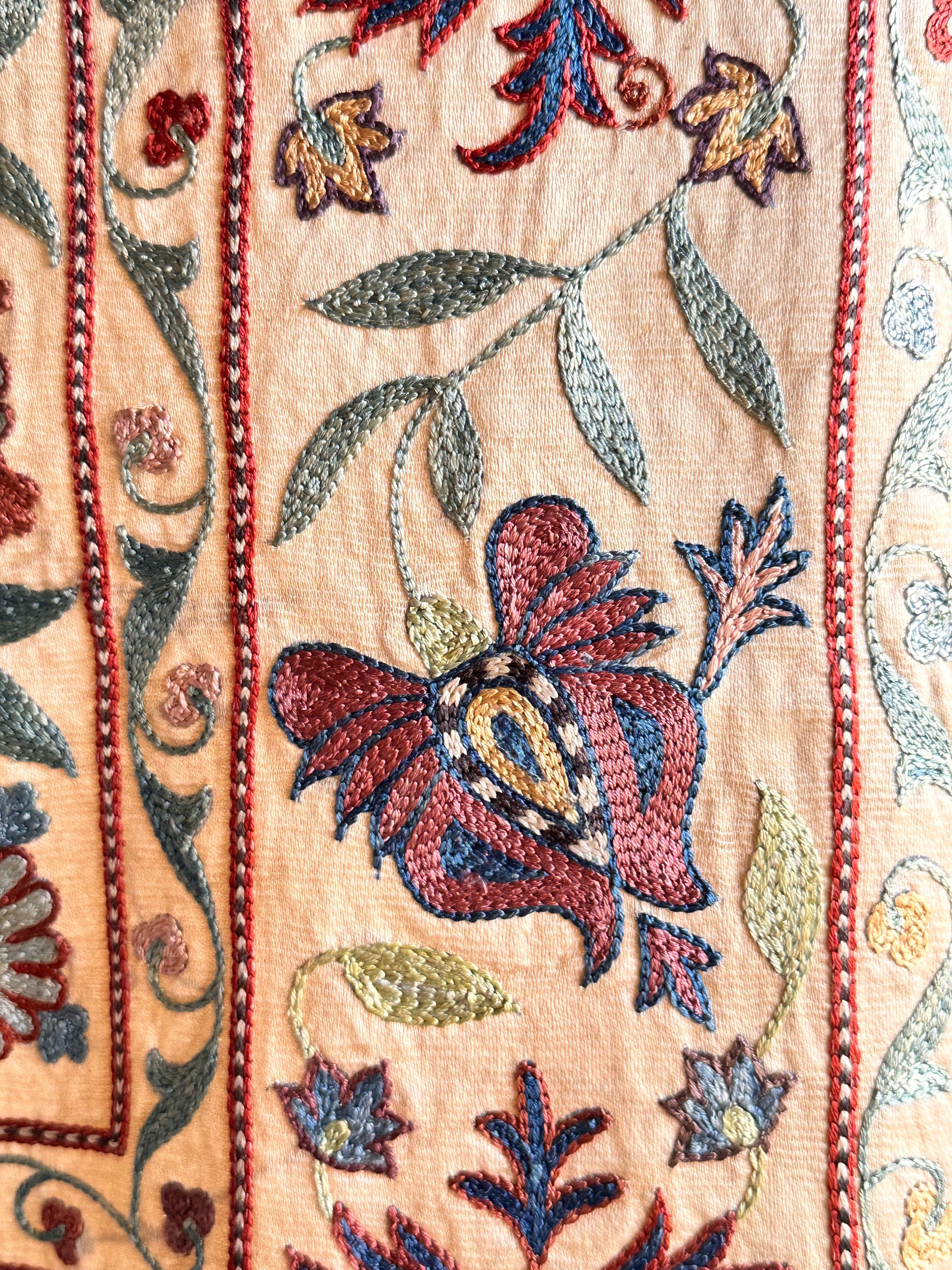 Hand Stitched Suzani (CSSU070723 | 56 x 42") Suzani Aziz Suzani