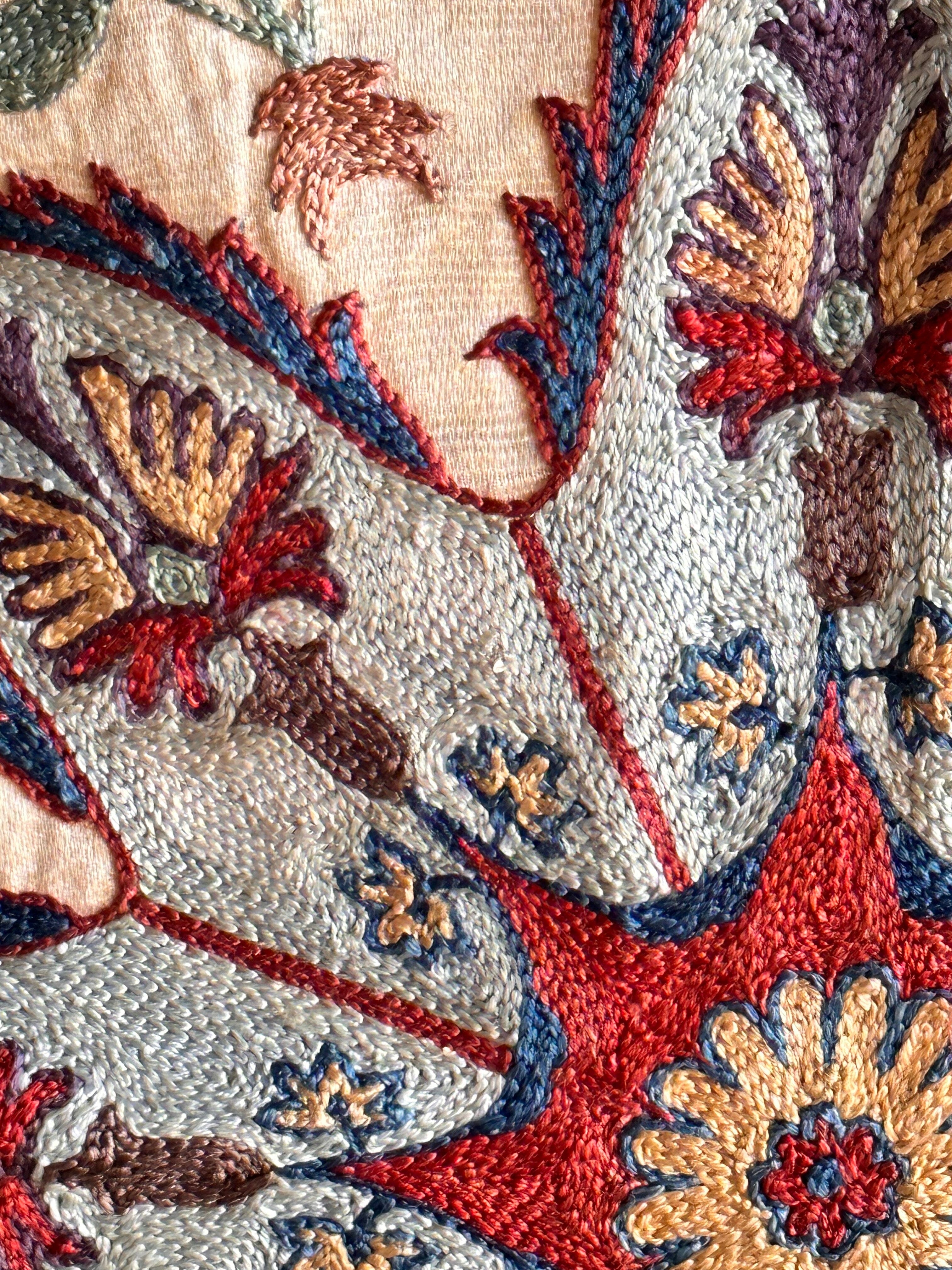 Hand Stitched Suzani (CSSU070723 | 56 x 42") Suzani Aziz Suzani