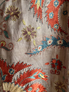 Hand Stitched Suzani (CSSU071023 | 122 x 102") Suzani Aziz Suzani