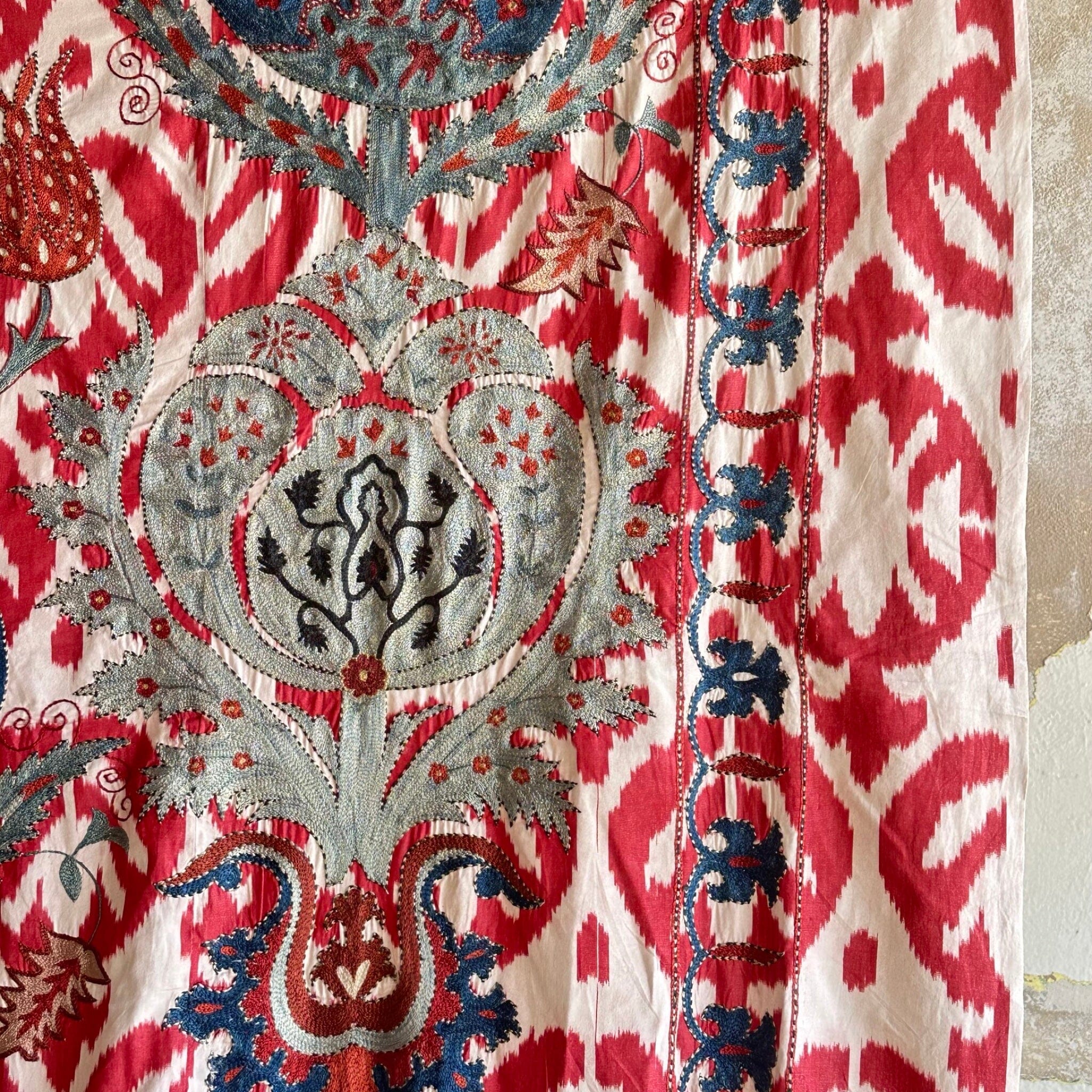 Hand Stitched Suzani (CSSU071123 | 82 x 70") Suzani Aziz Suzani