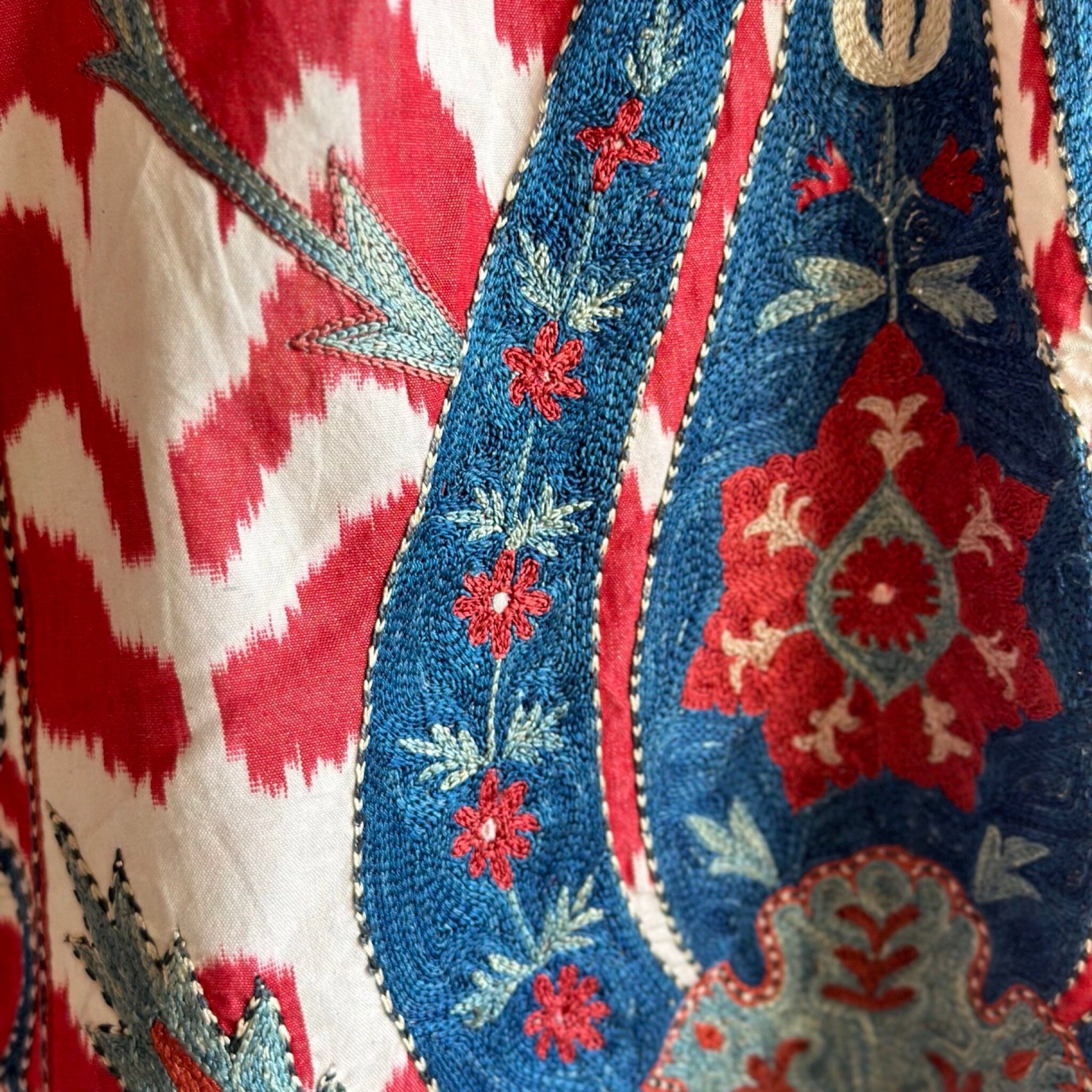 Hand Stitched Suzani (CSSU071123 | 82 x 70") Suzani Aziz Suzani