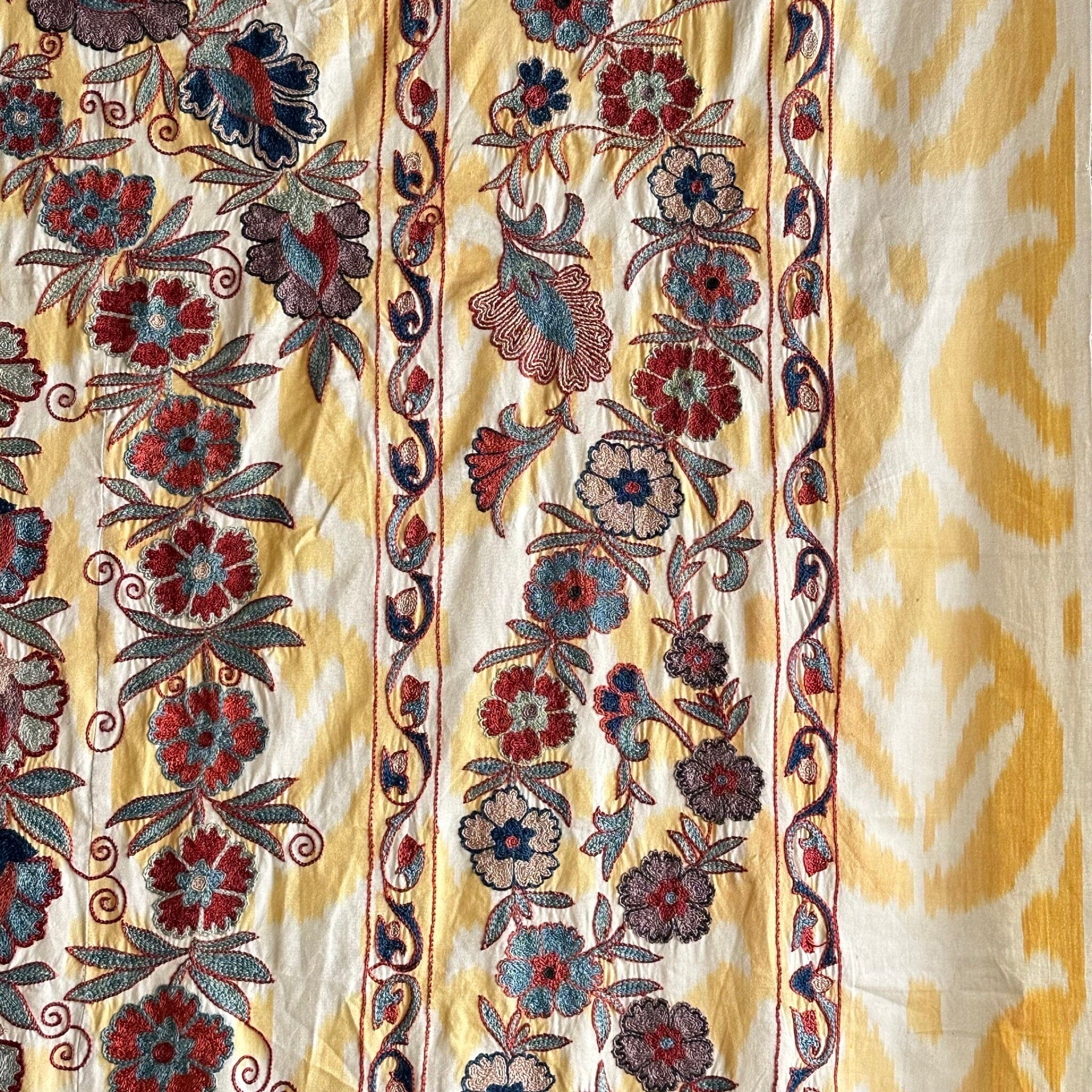 Hand Stitched Suzani (CSSU071323 | 88 x 70") Suzani Aziz Suzani
