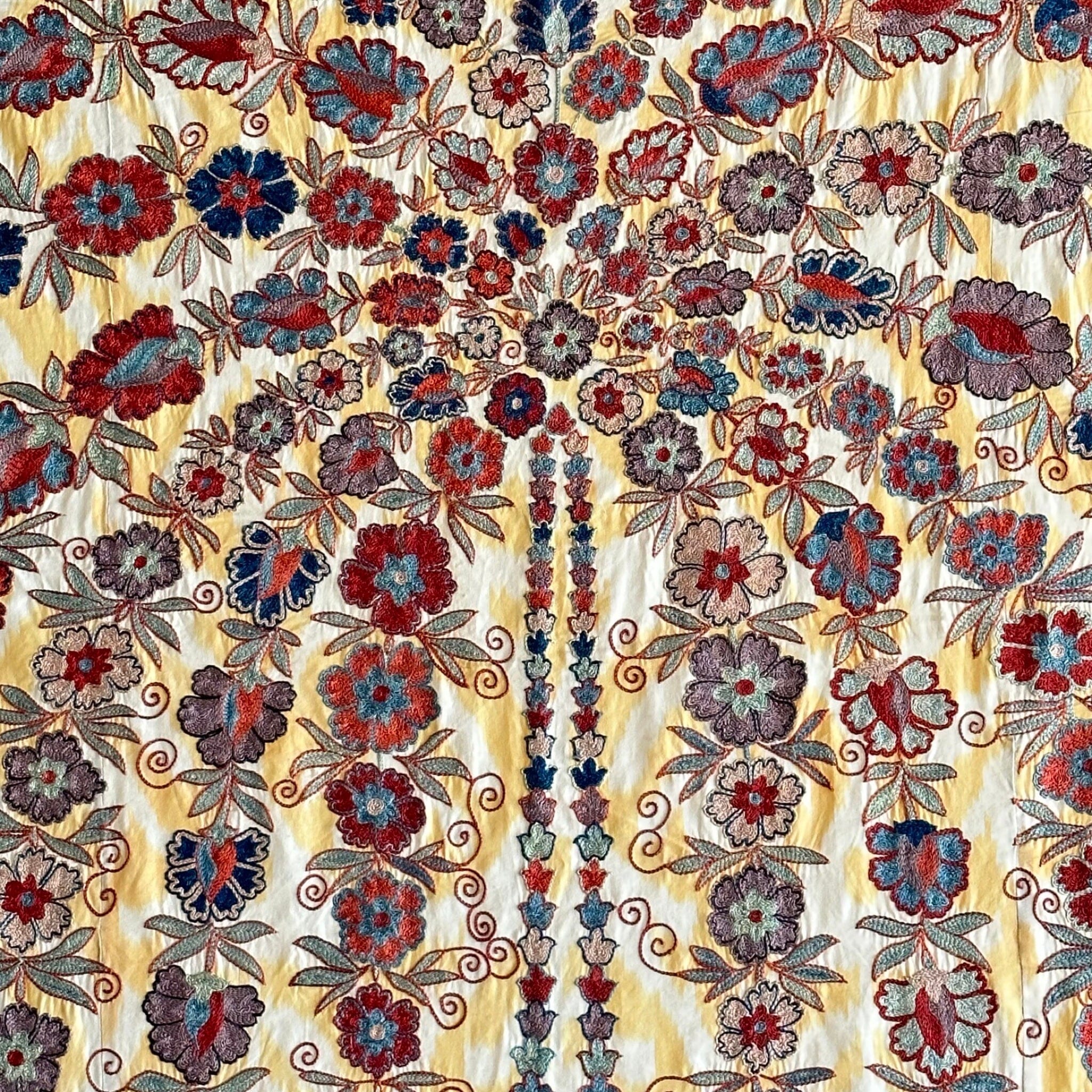 Hand Stitched Suzani (CSSU071323 | 88 x 70") Suzani Aziz Suzani
