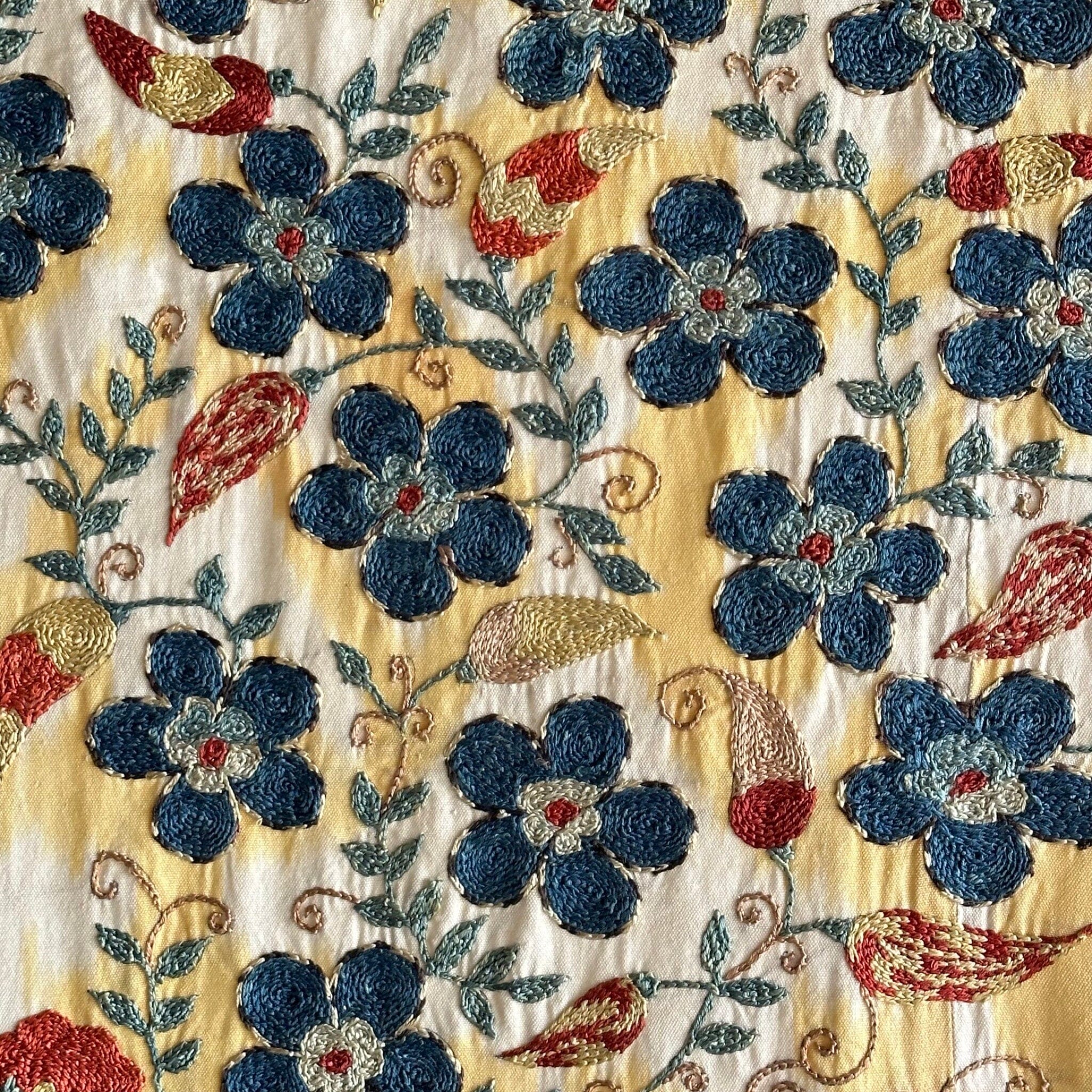 Hand Stitched Suzani (CSSU071423 | 96 x 68") Suzani Aziz Suzani