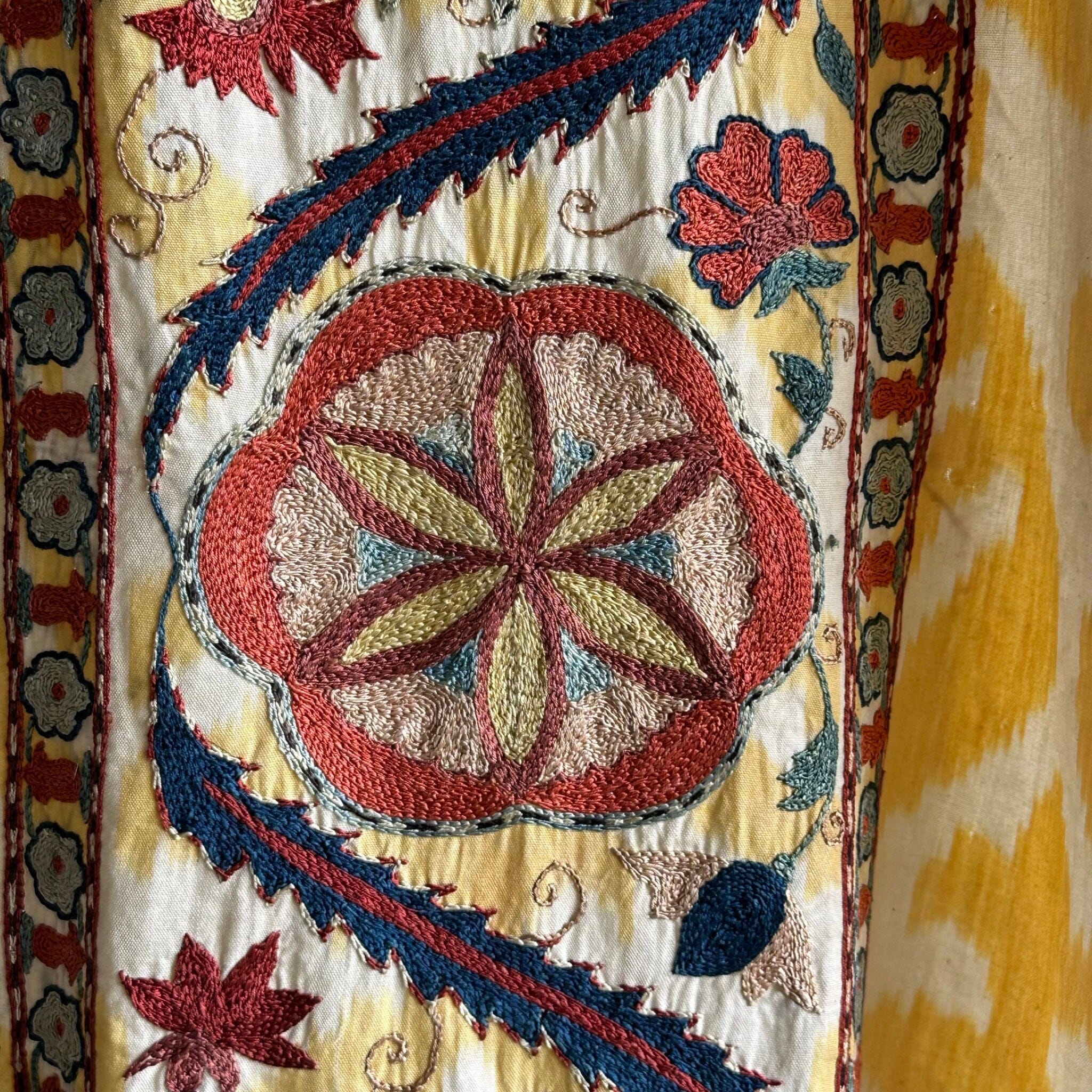Hand Stitched Suzani (CSSU071423 | 96 x 68") Suzani Aziz Suzani