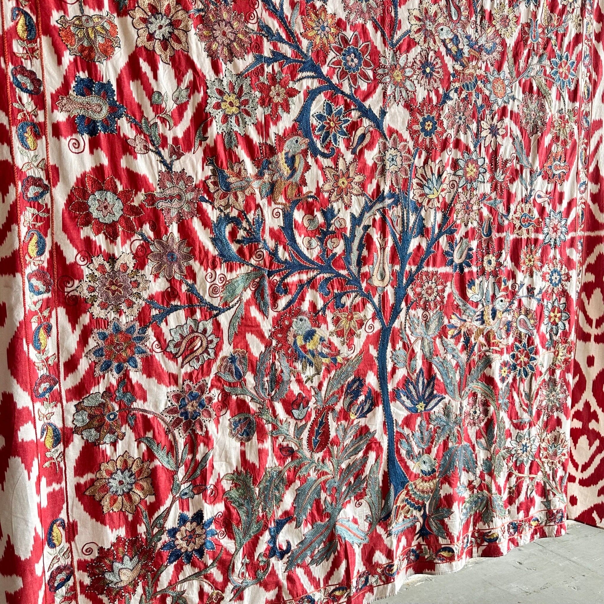 Hand Stitched Suzani (CSSU071523 | 86 x 69") Suzani Aziz Suzani