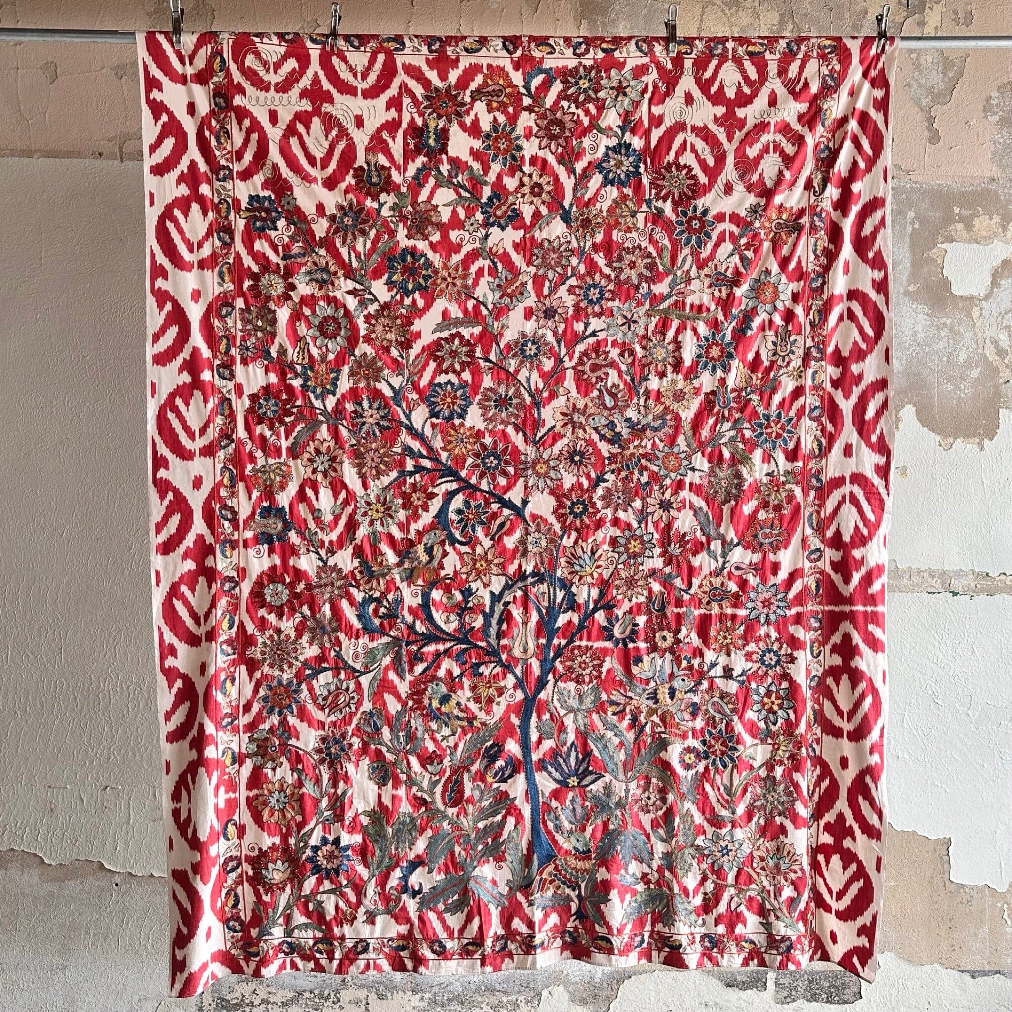 Hand Stitched Suzani (CSSU071523 | 86 x 69") Suzani Aziz Suzani