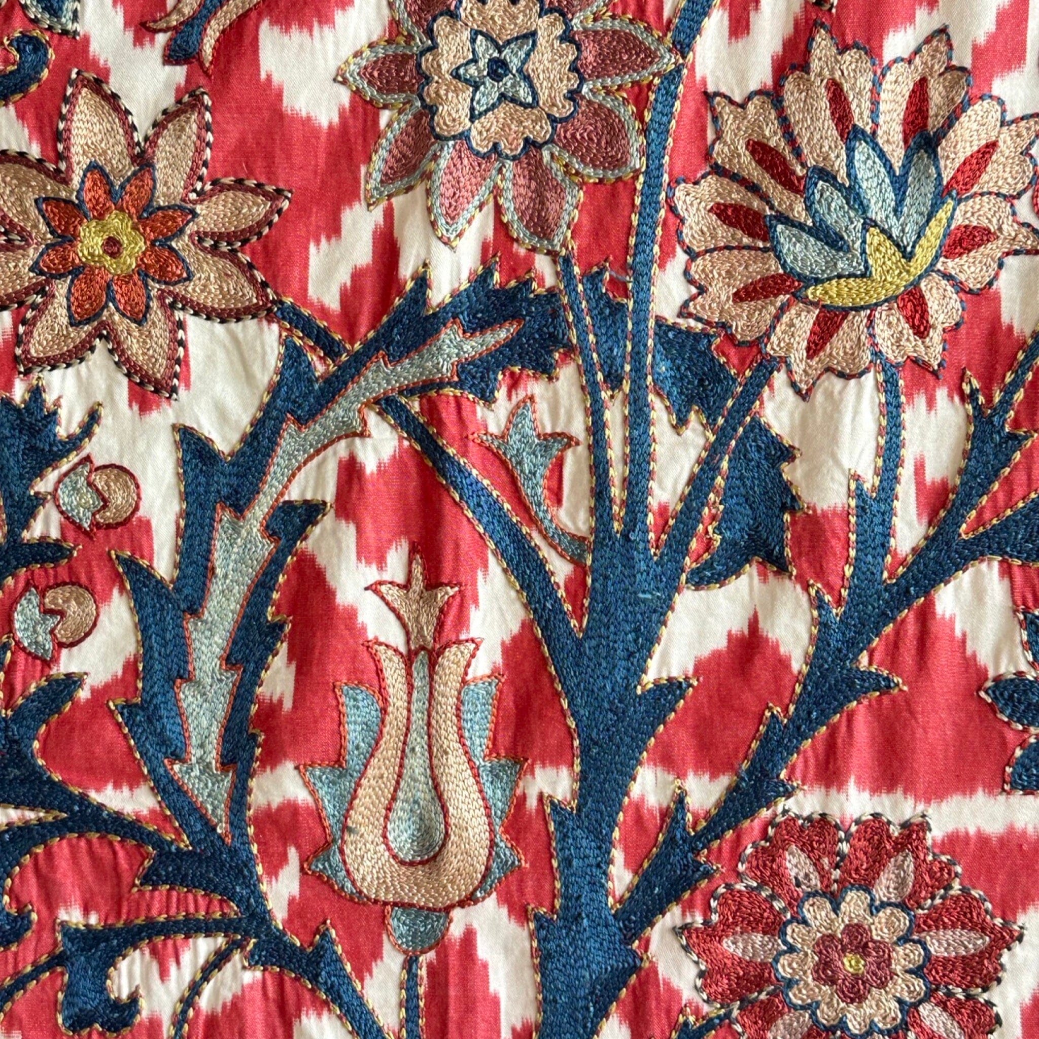 Hand Stitched Suzani (CSSU071523 | 86 x 69") Suzani Aziz Suzani