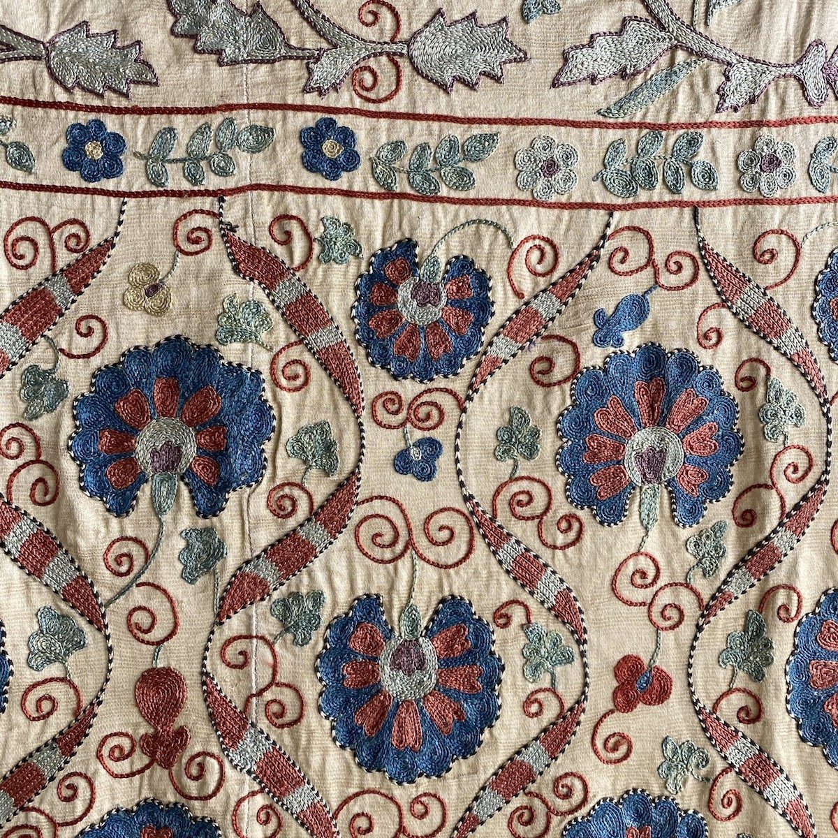 Hand Stitched Suzani (CSSU151520 | 73 x 60") Suzani Aziz Suzani