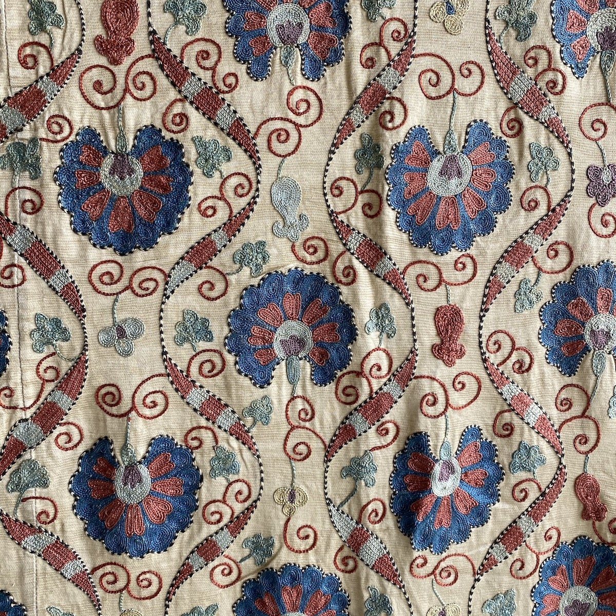 Hand Stitched Suzani (CSSU151520 | 73 x 60") Suzani Aziz Suzani