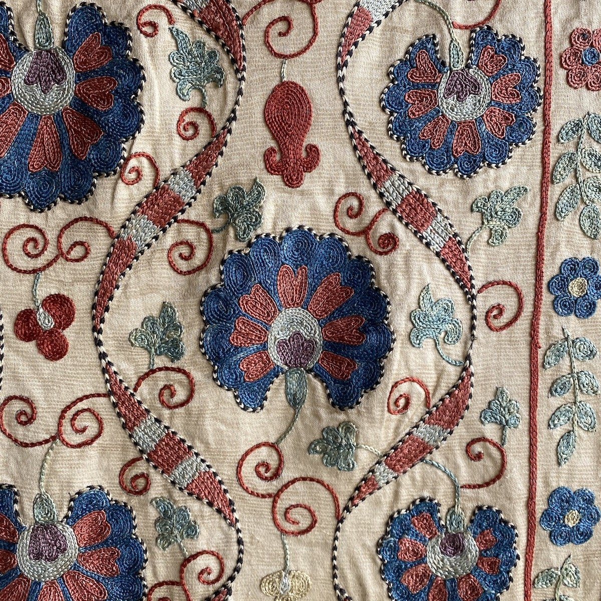 Hand Stitched Suzani (CSSU151520 | 73 x 60") Suzani Aziz Suzani