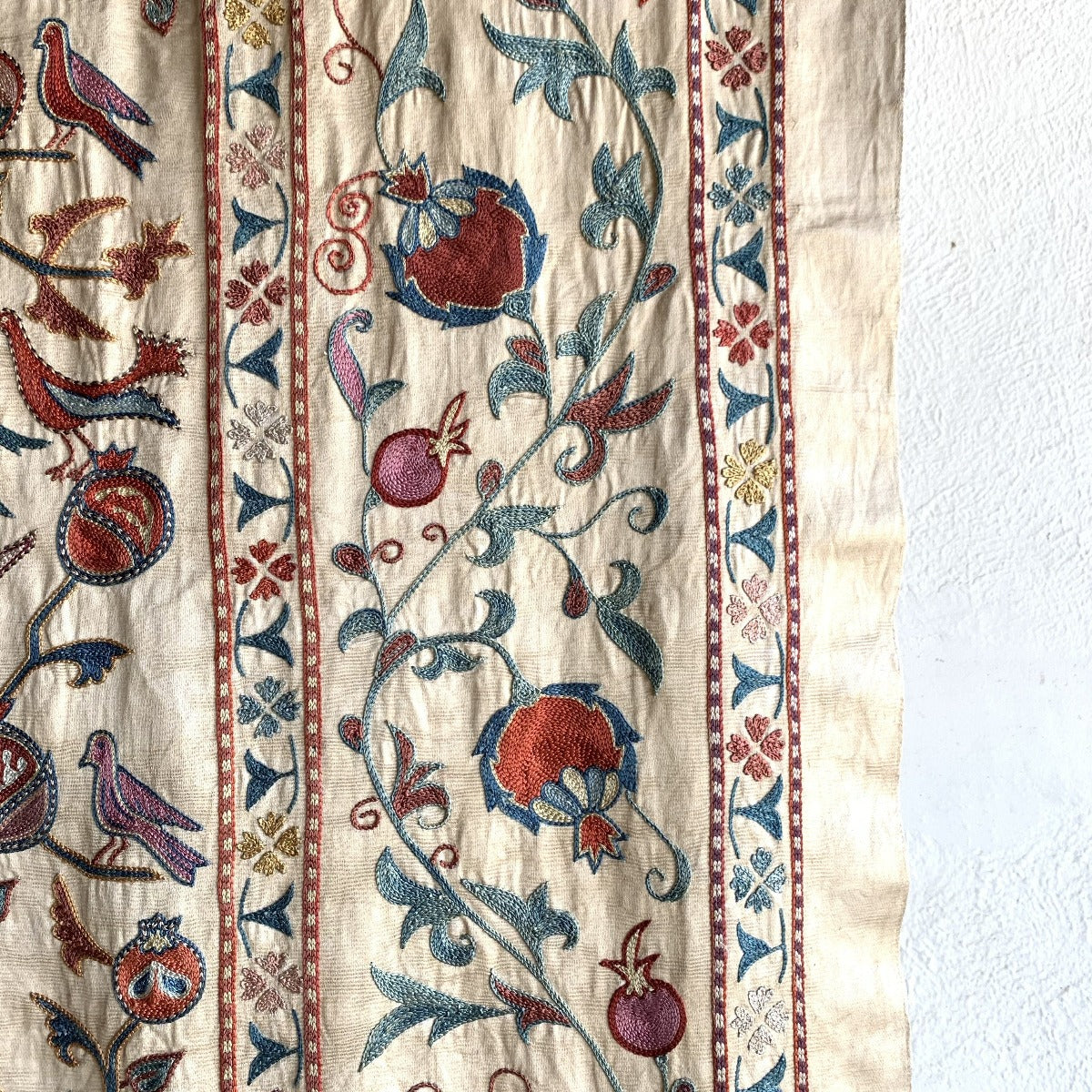 Hand Stitched Suzani (CSSU200321 | 63 x 104") Suzani Aziz Suzani