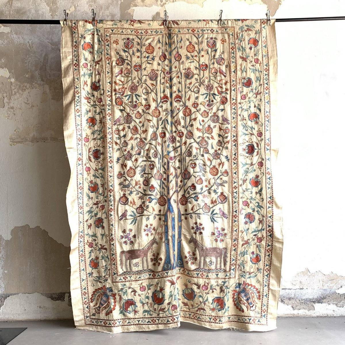 Hand Stitched Suzani (CSSU200321 | 63 x 104") Suzani Aziz Suzani