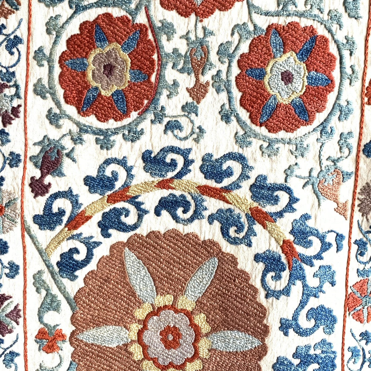 Hand Stitched Suzani (CSSU200521 | 63 x 67") Suzani Aziz Suzani