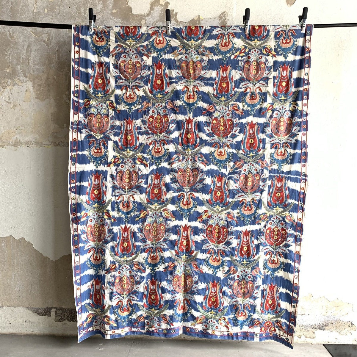 Hand Stitched Suzani (CSSU202521 | 62" x 92") Suzani Aziz Suzani