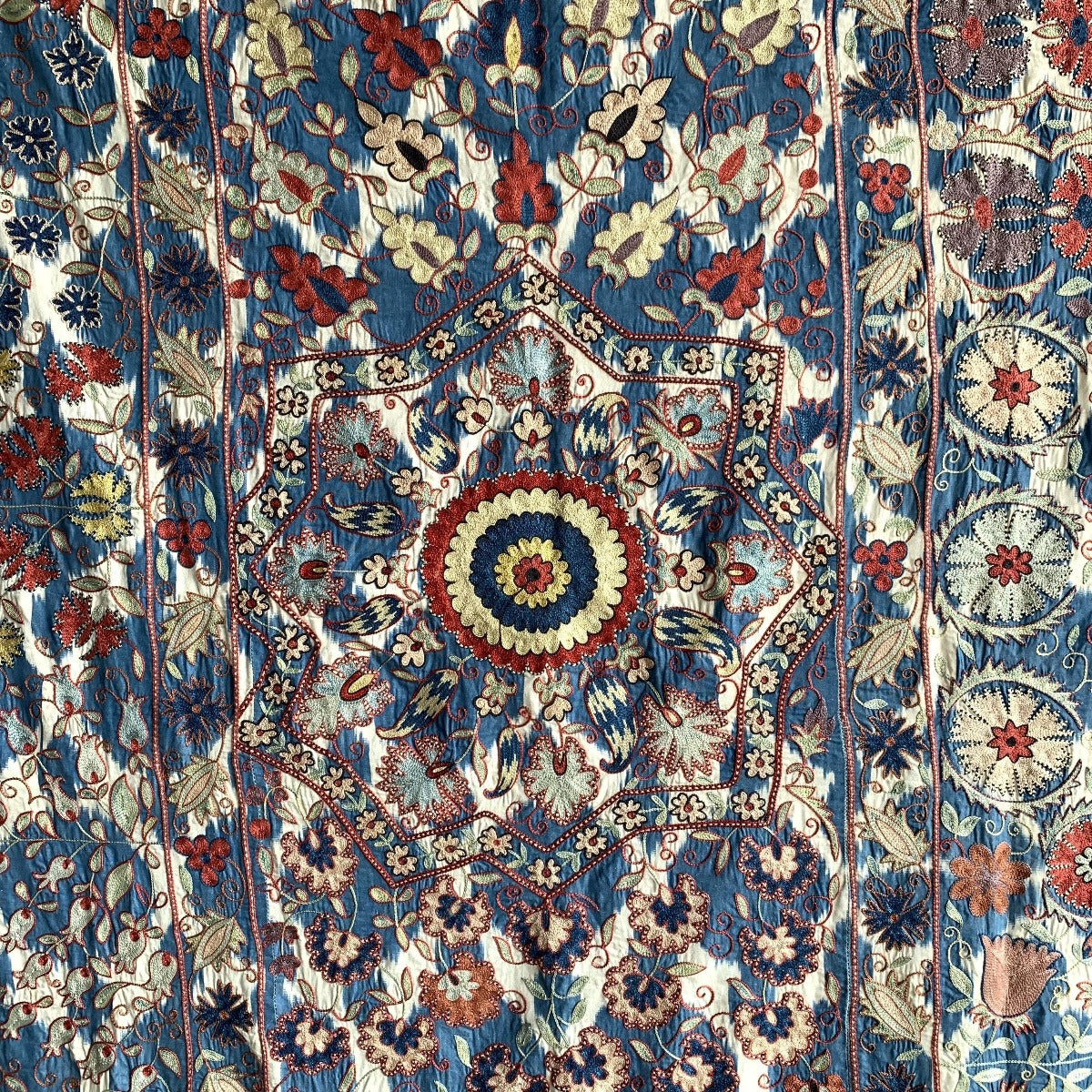 Hand Stitched Suzani (CSSU210321 | 58" x 84") Suzani Aziz Suzani