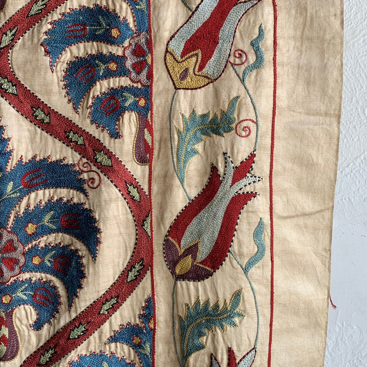 Hand Stitched Suzani (CSSU212721| 61 x 74") Suzani Aziz Suzani