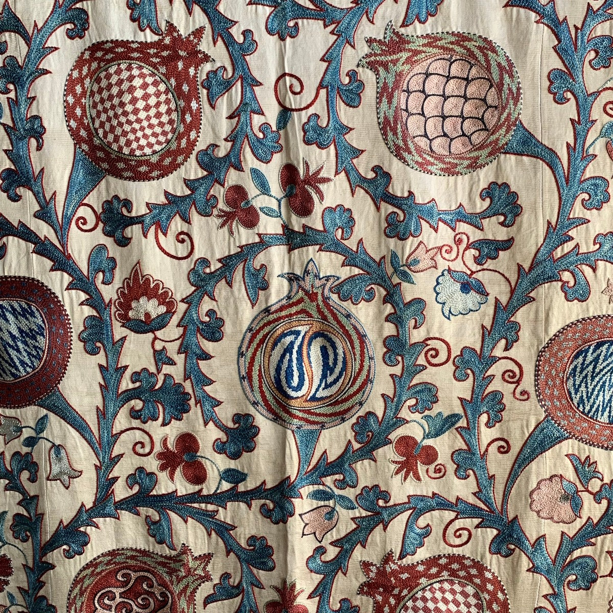 Hand Stitched Suzani (CSSU221322| 62 x 78") Suzani Aziz Suzani