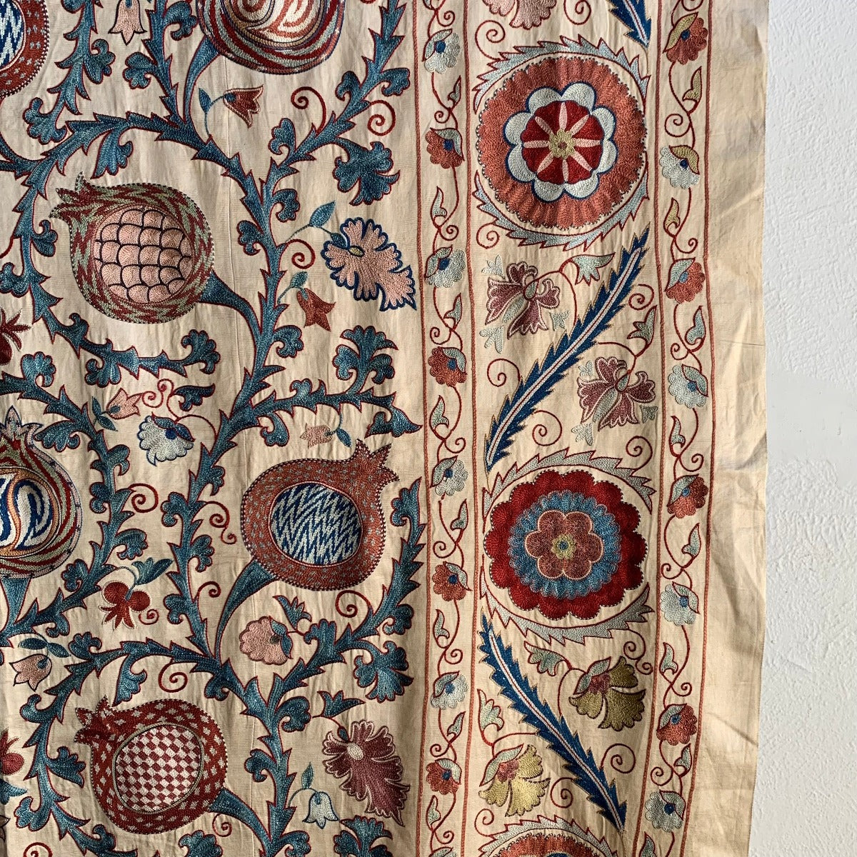 Hand Stitched Suzani (CSSU221322| 62 x 78") Suzani Aziz Suzani
