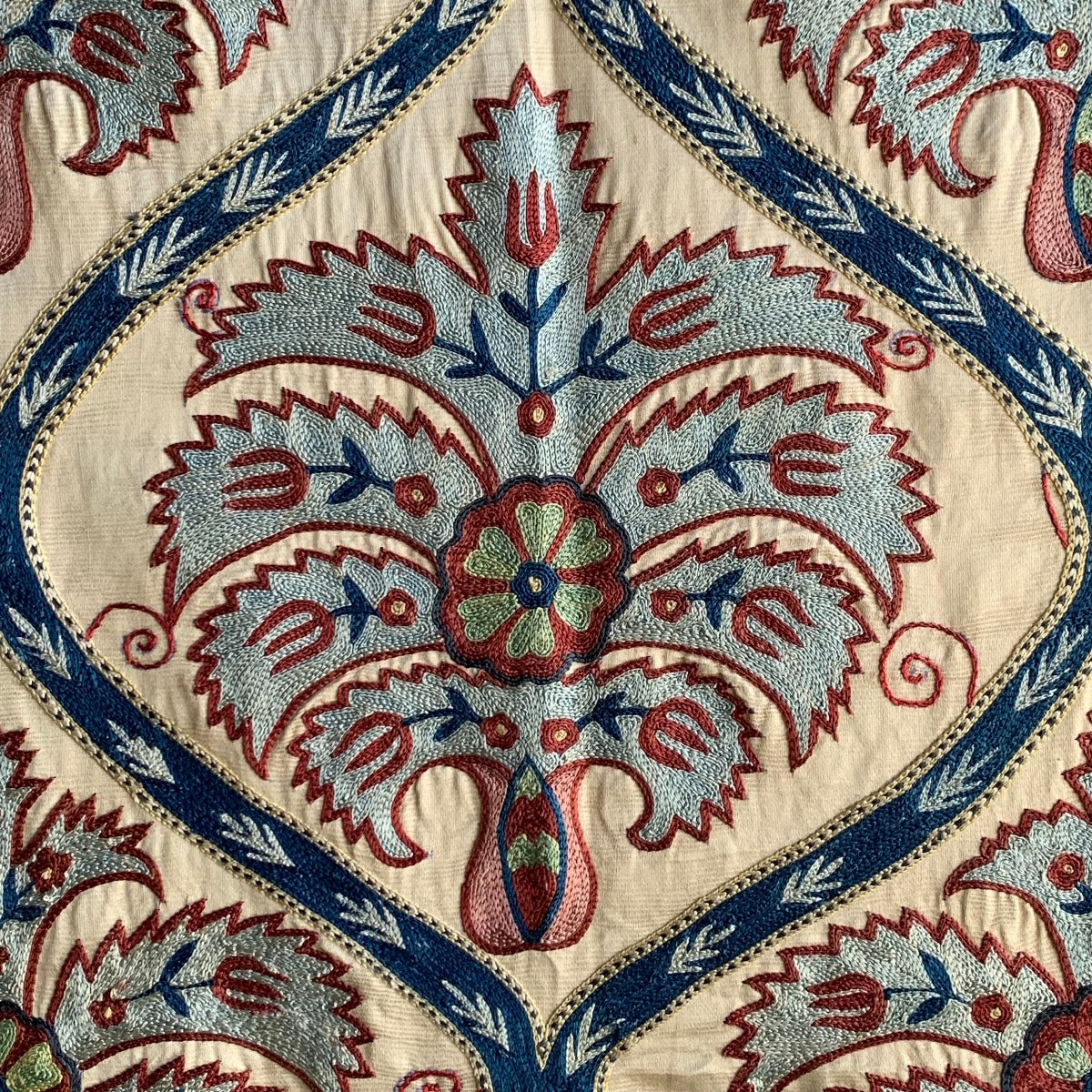 Hand Stitched Suzani (CSSU221622| 61 x 75") Suzani Aziz Suzani