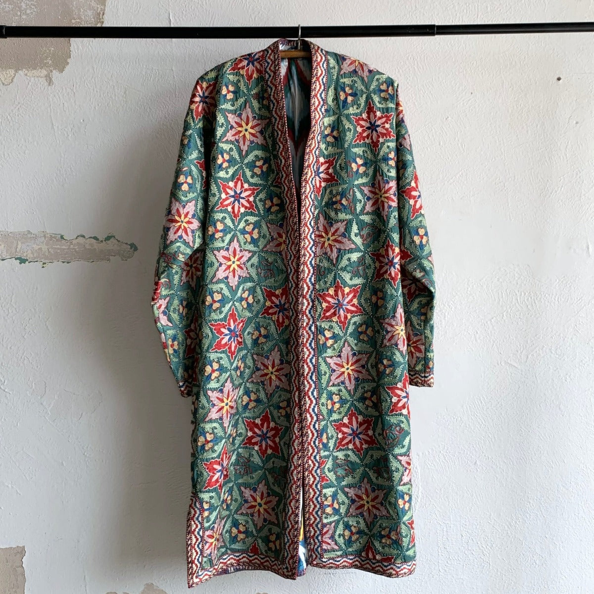 Hand-Stitched Suzani Jacket from Uzbekistan Coat Aziz Suzani