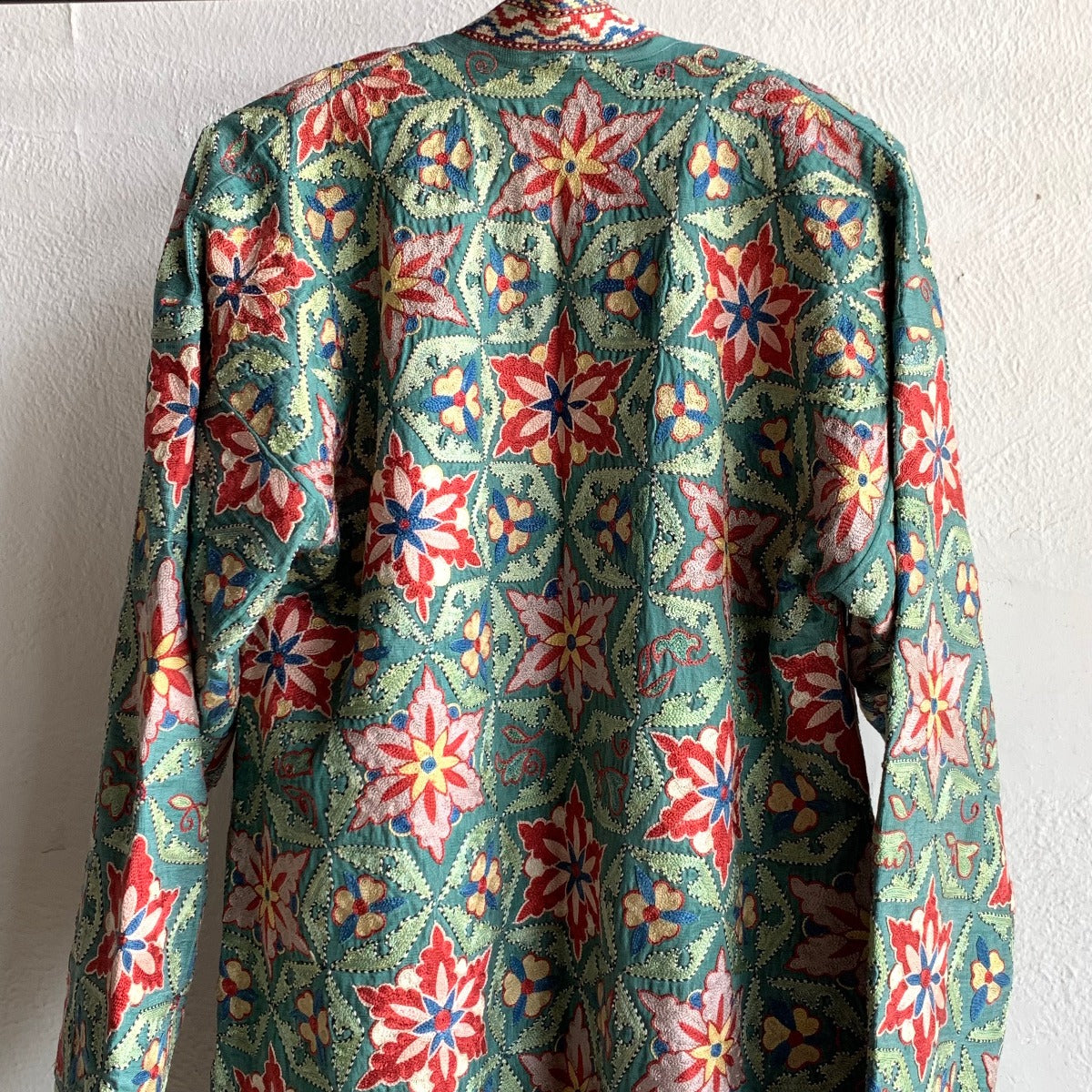 Hand-Stitched Suzani Jacket from Uzbekistan Coat Aziz Suzani