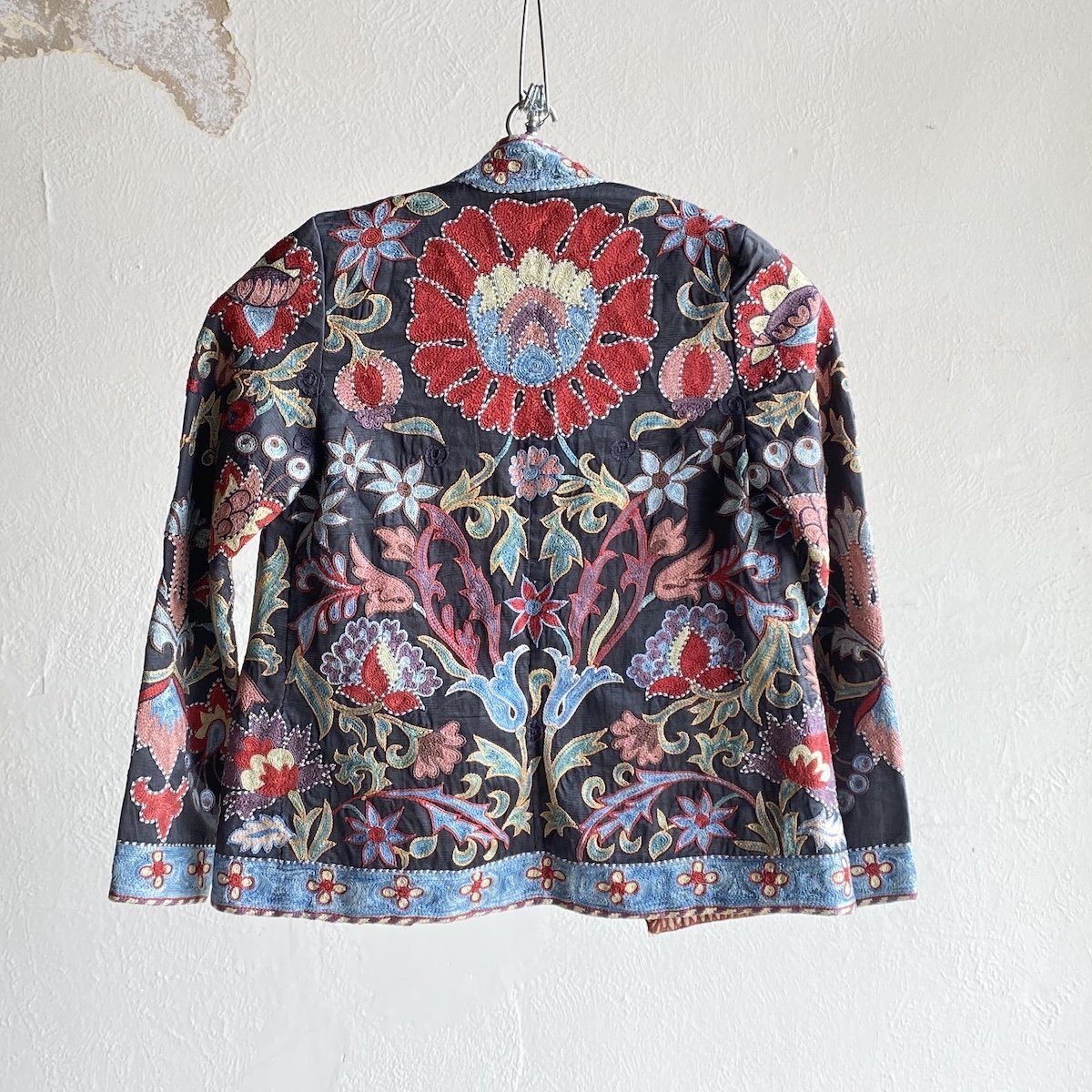 Hand-Stitched Suzani Jacket from Uzbekistan Coat Azizbek