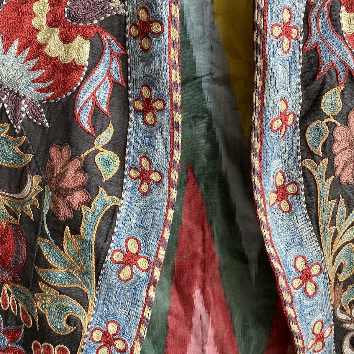Hand-Stitched Suzani Jacket from Uzbekistan Coat Azizbek