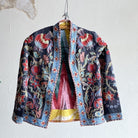 Hand-Stitched Suzani Jacket from Uzbekistan Coat Azizbek