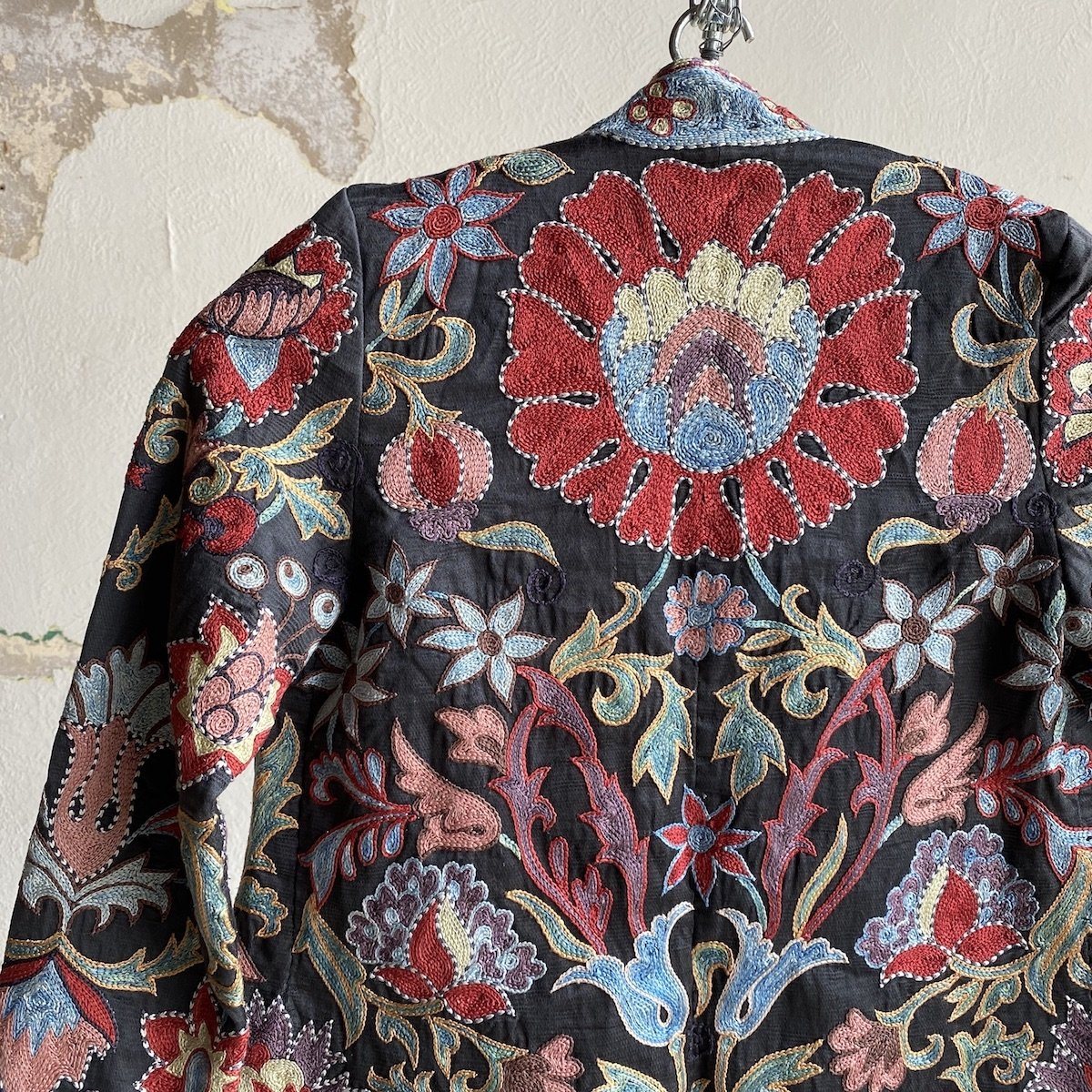Hand-Stitched Suzani Jacket from Uzbekistan Coat Azizbek
