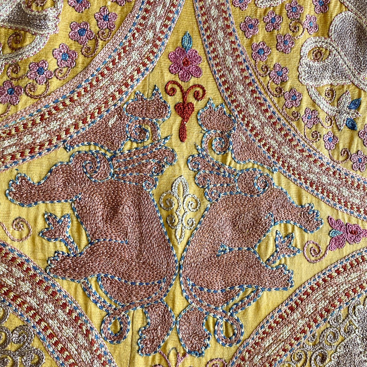 Hand Stitched Suzani Suzani Aziz Suzani
