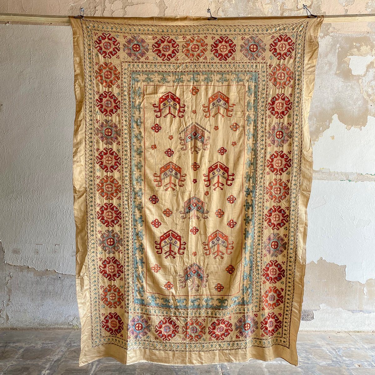 Hand Stitched Suzani Suzani B. Viz Design