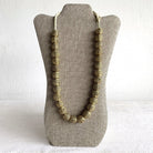 Handmade Ghanaian Brass Beaded Necklace - Medium Beads Farafinya African Market Farafinya African Market
