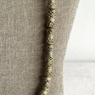 Handmade Ghanaian Brass Beaded Necklace - Small Beads 13" Farafinya African Market Farafinya African Market