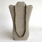 Handmade Ghanaian Brass Beaded Necklace - Small Beads 14" Farafinya African Market Farafinya African Market