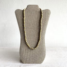 Handmade Ghanaian Brass Beaded Necklace - Small Beads Farafinya African Market Farafinya African Market