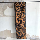 Handwoven Vintage Kuba Cloth (#5651 | 20 1/2 x 123 1/2") Vintage Textile Farafinya African Market