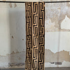 Handwoven Vintage Kuba Cloth (#6765| 23 x 153") Vintage Textile Farafinya African Market