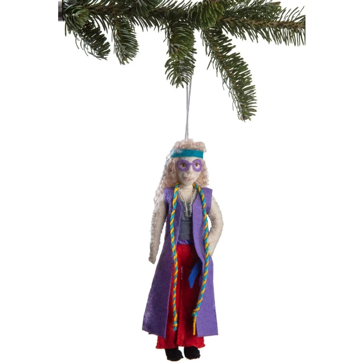"Janis Joplin" Felt Ornament Christmas in July Silk Road Bazaar 